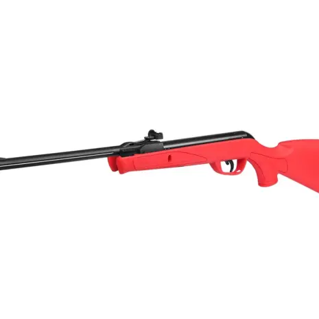 Gamo Delta Red 4.5mm Air Rifle - Official Product View Gamo Delta Red 4.5 mm break-barrel air rifle with red synthetic stock