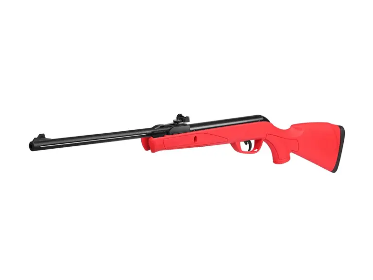 Gamo Delta Red 4.5mm Air Rifle – Official Product View Gamo Delta Red 4.5 mm break-barrel air rifle with red synthetic stock