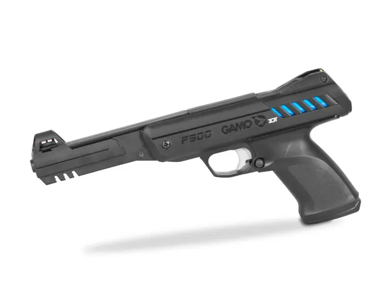Gamo P-900 IGT 4.5mm Air Pistol – Official Product View Gamo P-900 IGT 4.5 mm break-barrel gas-ram air pistol side view