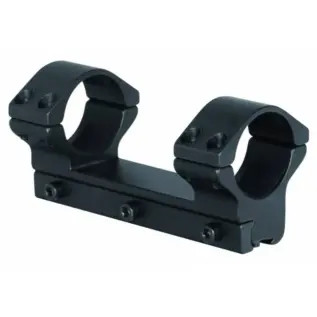 Gamo TS-300 30mm Medium 1 Piece Mount - black one piece scope mount with two rings