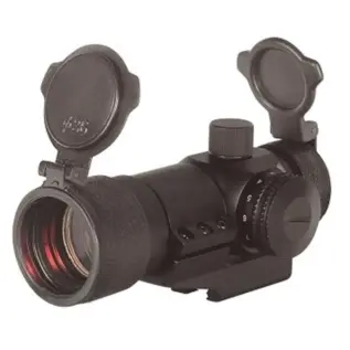 Gamo AD30 Red Dot Sight - black tubular red dot sight with open lens caps