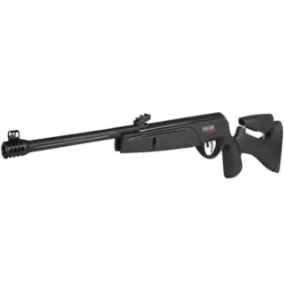 Gamo Socom Bull Whisper 5.5mm Air Rifle - black thumbhole-stock air rifle with vented muzzle
