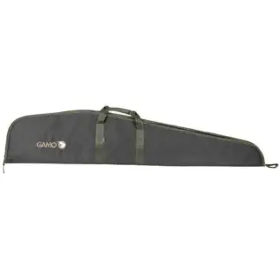 Gamo Gun Cover - Black And Green - dark rifle cover with green handles and Gamo logo