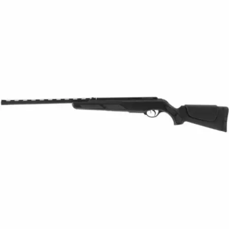 Gamo Shadow DX Express Air Rifle - 5.5mm - black open-stock air rifle shown in side view Gamo Shadow DX Express Air Rifle - 5.5mm - black open-stock air rifle shown in side view
