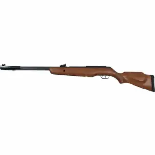 Home 14 Gamo Royal CFX 4.5mm Air Rifle - wood-stock rifle shown in side view