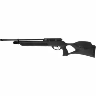 Gamo GX-40 PCP Air Rifle - 4.5mm - black thumbhole-stock air rifle with barrel and air cylinder
