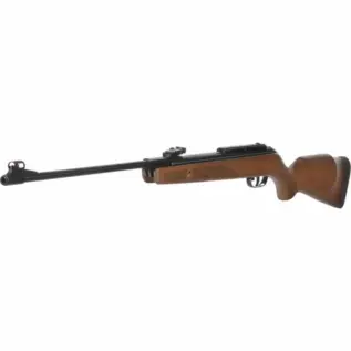 Home 9 Gamo Hunter 440 Air Rifle - 4.5mm - wood-stock air rifle shown at an angle