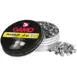 Gamo Magnum Pellets - 4.5mm (Pack of 250) - open Magnum pellet tin with yellow label and pellets beside it