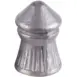 Gamo Magnum Pellets - 4.5mm (Pack of 250) - close-up of grey pointed pellet with ribbed skirt