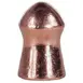 Gamo PBA Bullet Pellets - 4.5mm (Pack of 125) - close-up of copper-coloured pointed pellet