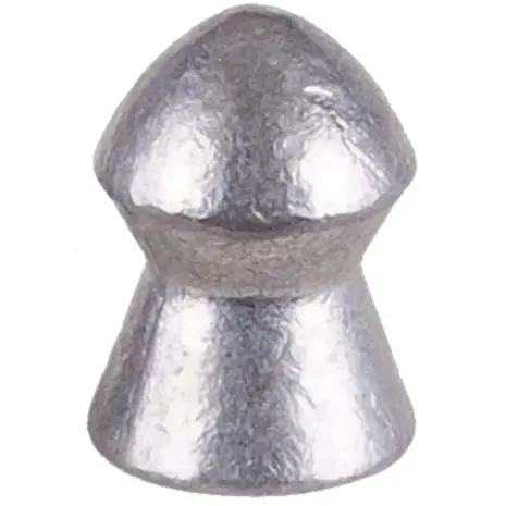 Gamo Pro-Magnum Pellets - 4.5mm - close-up of pointed silver pellet Gamo Pro-Magnum Pellets - 4.5mm - close-up of pointed silver pellet