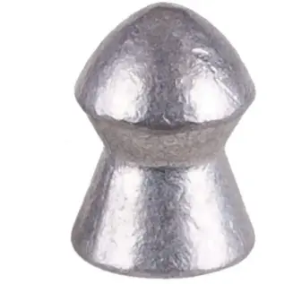 Gamo Pro-Magnum Pellets – 5.5mm (Pack of 250) – close-up of grey rounded-head pellet Gamo Pro-Magnum Pellets - 5.5mm (Pack of 250) - close-up of grey rounded-head pellet