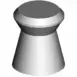 Gamo Pro-Match Pellets - 4.5mm (Pack of 500) - illustration of grey flat-head pellet
