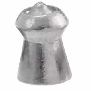Gamo Tomahawk Pellets – 4.5mm (Pack of 750) – close-up of grey pointed pellet Gamo Tomahawk Pellets - 4.5mm (Pack of 750) - close-up of grey pointed pellet