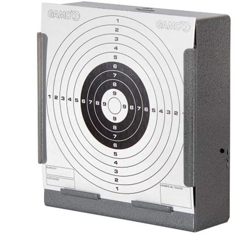 GAMO pellet rifle airgun target holder pellet trap bonus 100 5.5 inch targets 