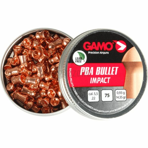 Gamo PBA Bullet Pellets - 5.5mm (Pack of 75)